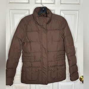 LIMITED TOO Brown Girls Down Winter Coat Girls Size 14